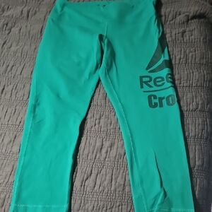 Reebok Green Workout Capri Leggings